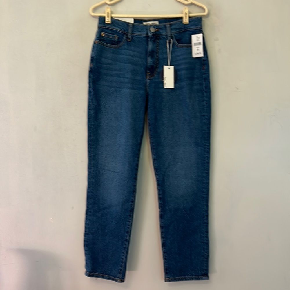 Warp + Weft Friedman Memorial high rise slim denim jeans Size 6 New